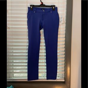 Shine star pants. Size large. Royal blue